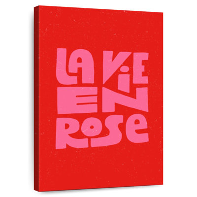 Calligraphie La Vie En Rose