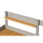 Banc de rempotage extérieur, bureau de travail en bois avec armoire pour la cour arrière, surface généreuse, fabrication en bois, jardin de couleur brun gris, armoire de banc, grand espace de travail, gris