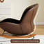 Chaise berçante large et structure en métal