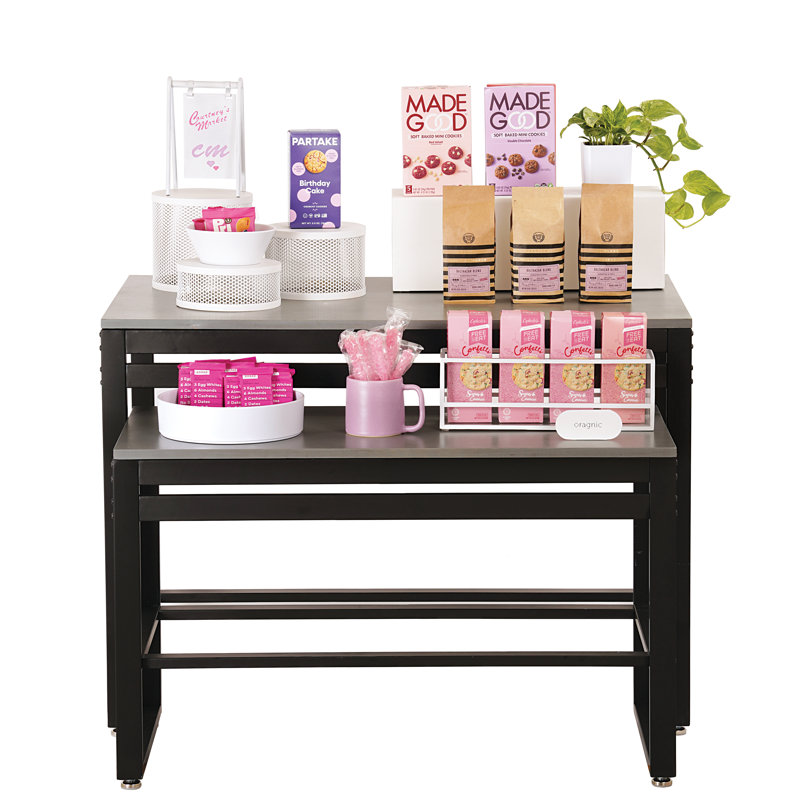 Cal-Mil Display Riser Buffet Accessory, Gray