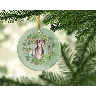 2.8'' Ceramic Animals Hanging Figurine Ornament
