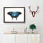 Ulysses Butterfly by George Shaw - Picture Frame Painting Print-55606048-55606049