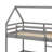 Low Bunk Bed,House Bed With Ladder-915623446
