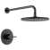 Modern Raincan Round Single-Function Shower Faucet Set, Valve Trim Kit, Rainfall Shower Head