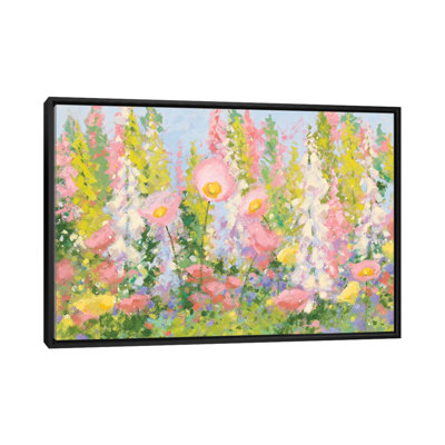 « jardin pastels i », reproduction d’art sur toile