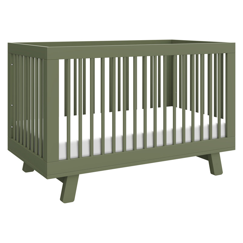 Hudson 3-in-1 Convertible Crib, Olive