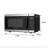 Frigidaire 0.7 Cu. Ft. 700 Watt Countertop Microwave Oven, Stainless Steel