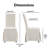 Hayes Parsons Upholstered Dining Chairs with Removable Skirted Slipcover-43358356