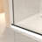 Frameless Sliding Tub Door with 8mm Clear Tempered Glass and Stainless Steel Frame-120138010