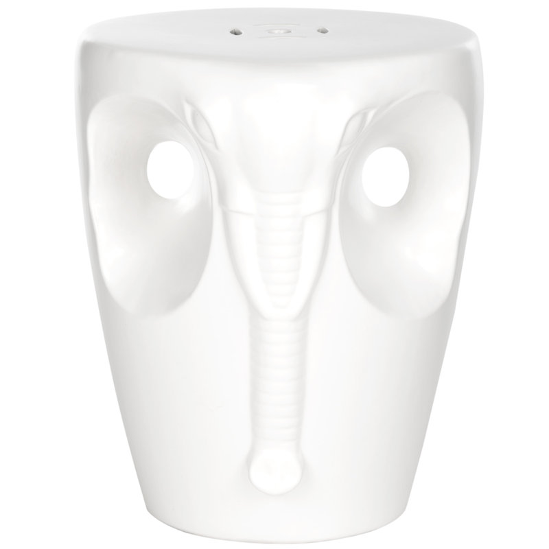 Krisha Ceramic Accent Stool