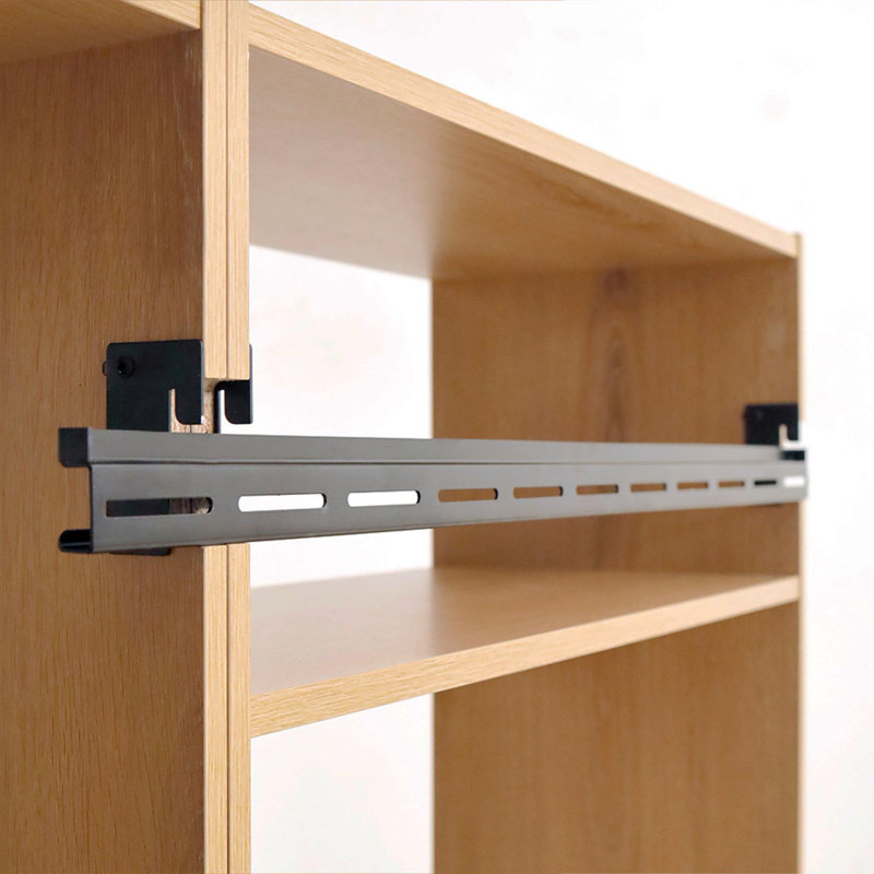 Devi Oak Wall Mounted Wood Closet System