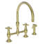Fairfield Kitchen Bridge Faucet with Side Spray-1260315198