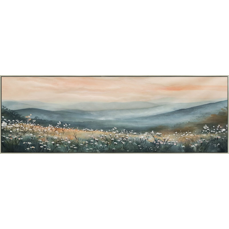 Twilight Meadow Canvas Wall Art