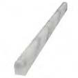 Calcatta 5/8" X 12" Honed Trim
