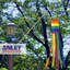 Drapeau de colonne à vents 40 po Rainbow
