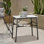 Table d'appoint pliante à hauteur réglable portable