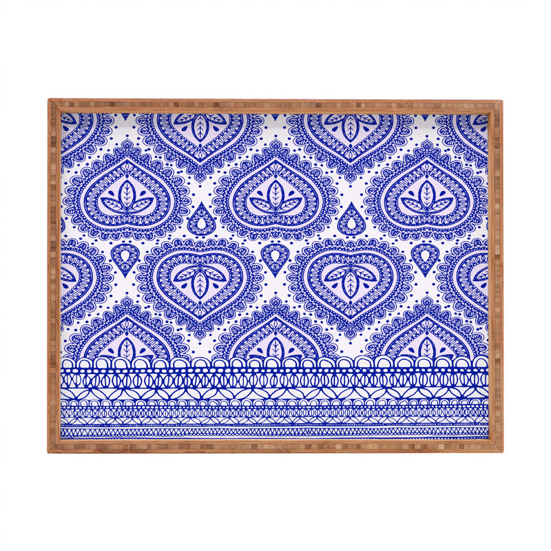 Giffin Wood Tray, 1.75" H x 18" W x 14" D