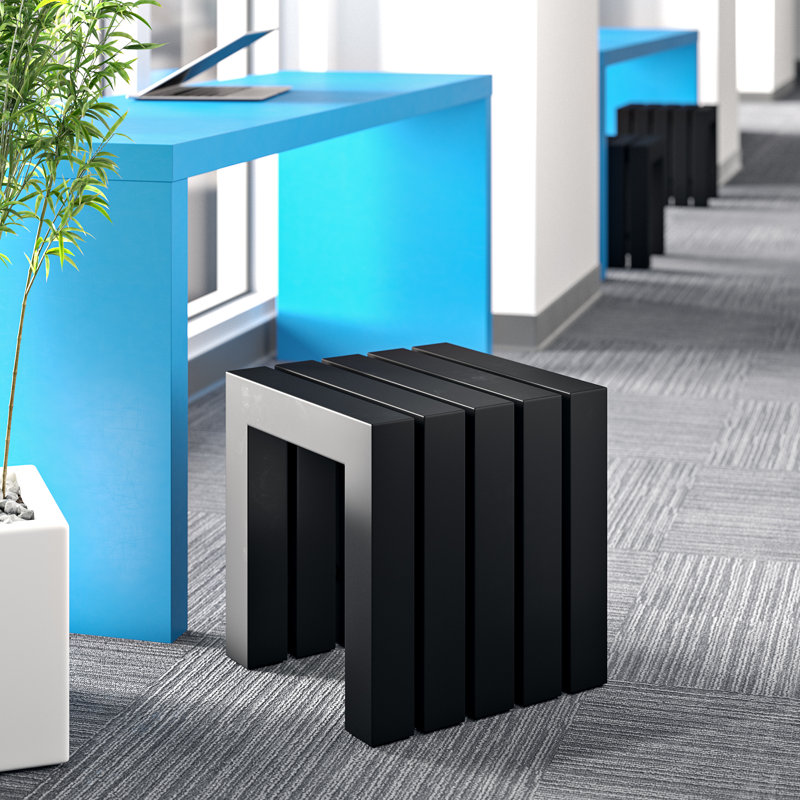 Tabouret Kine, Noir