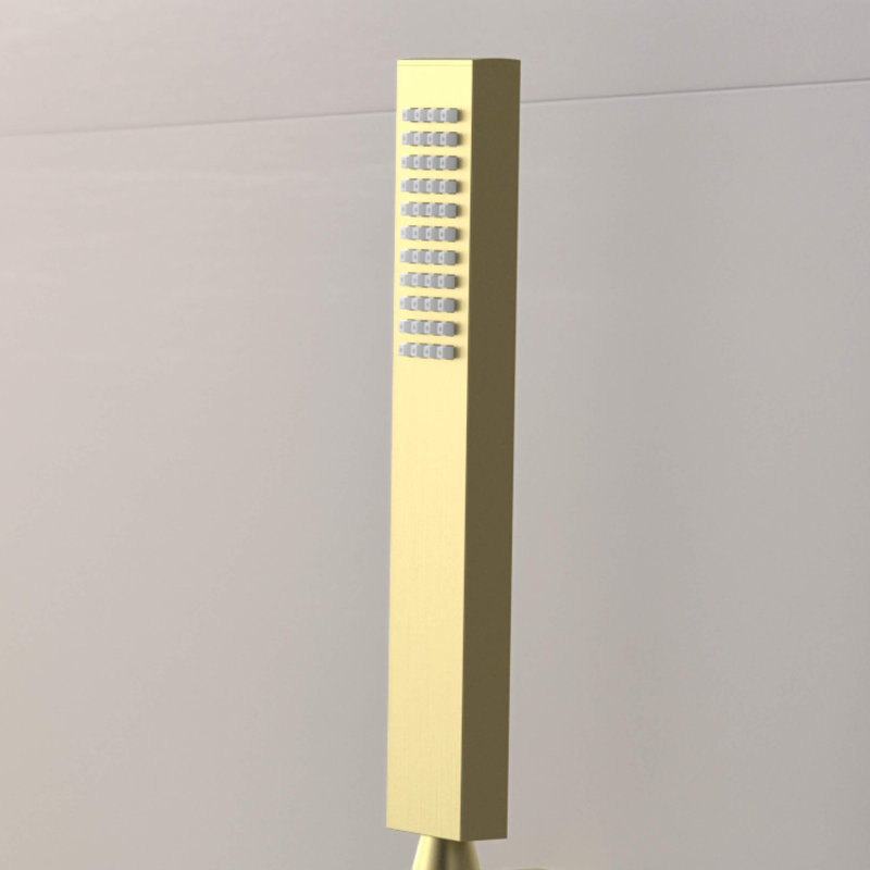 Full/Standard Handheld Shower Head 1.75 GPM GPM, Brushed Gold