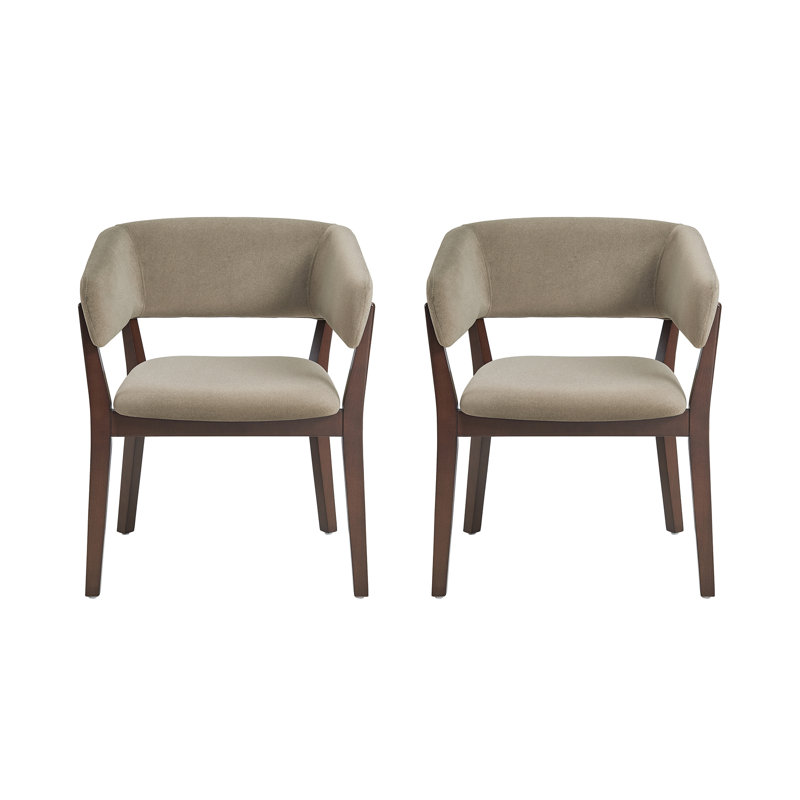 Fauteuil de salle à manger rembourré Blake, Lin lin