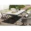 Amy-Jo Rectangular Metal Outdoor Dining Table , 203cm cm W 102cm cm D