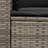  Garden Sofa Grey PE Rattan, Powder-Coated Steel Large Modular-1443615600-1443615601
