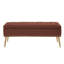 Banc de rangement rembourré en velours Kajana-1744313861