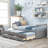 Ajavian Three Drawers Wooden Daybed with Trundle-1561704861-1577153691