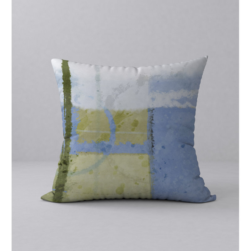 Fab Abstract Reversible Throw Pillow, 24" x 24"