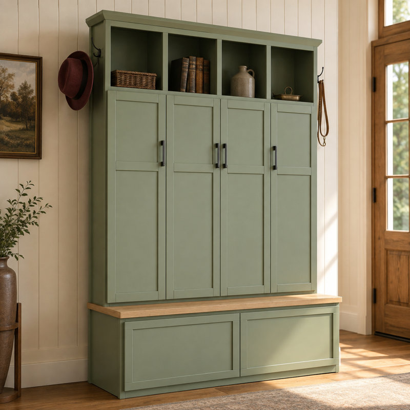 Portemanteau tout-en-un 54,7 po Rittman Horizon, Vert