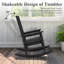Chaise berçante en PEHD Adirondack-114313800