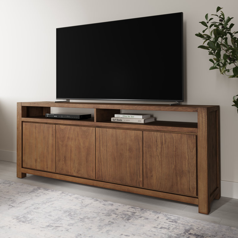 Meuble télé 70 po Brownstone, H 32 po x L 70 po x l 18 po, Bois brun