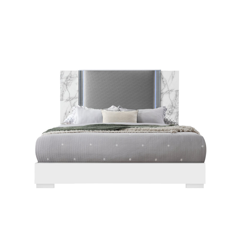 Ylime Upholstered Standard Bed, Queen
