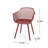 Poppy Chair For Outdoor Dining Area: , , Red Polypropylene, 23.2 In.d X 21 In.w 32 In.h, Minimalist Look Use: Frame, Red, 22.95 21.31 31.41 Design-879980557-879980558