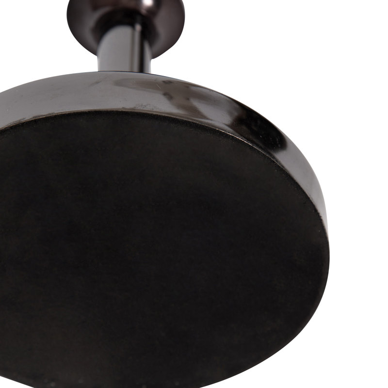 Hansjochen End Table, Dark Silver