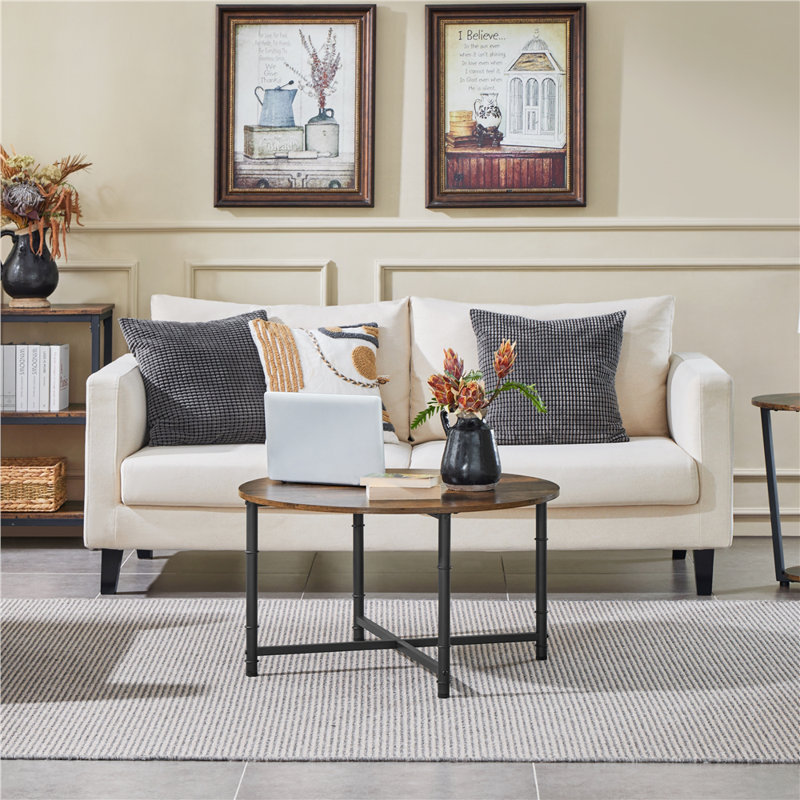 Rustic Round Coffee Table