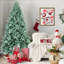 Arbre de Noël 9 pi PE / PVC bleu-vert