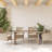 Latitude Run® Patio Table With Glass Top 74.8"X31.5"X29.1" Poly Rattan-264984751