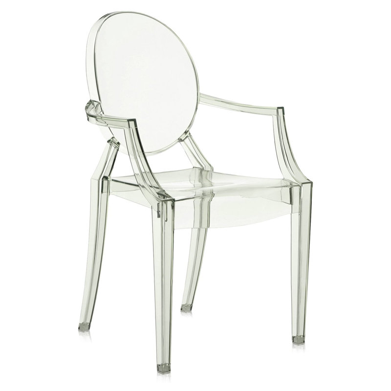 Louis Ghost Outdoor Dining Armchair, Green