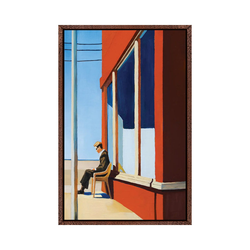 Nowhere Man by Pretty Painter - Gallery-Wrapped Canvas Giclée on Canvas, Classic Wood Floater Frame, 66.04 cm H x 45.72 cm W