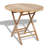 Mira 4 - Person Bamboo Solid Wood Patio Dining Set Round Table