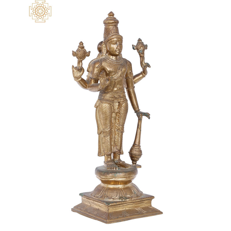 Sculpture du lord Vishnu