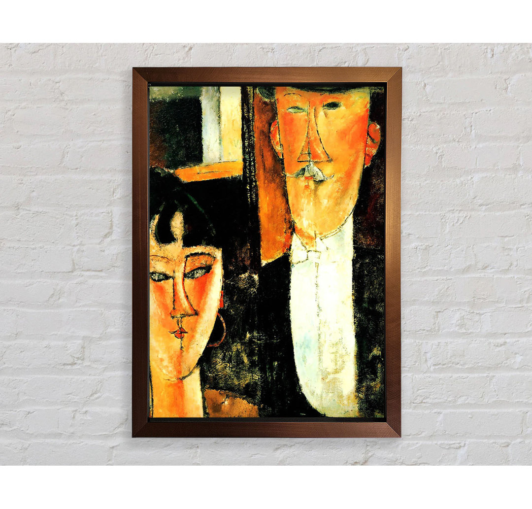 Modigliani Braut und Bräutigam - Einzelner Bilderrahmen Kunstdrucke