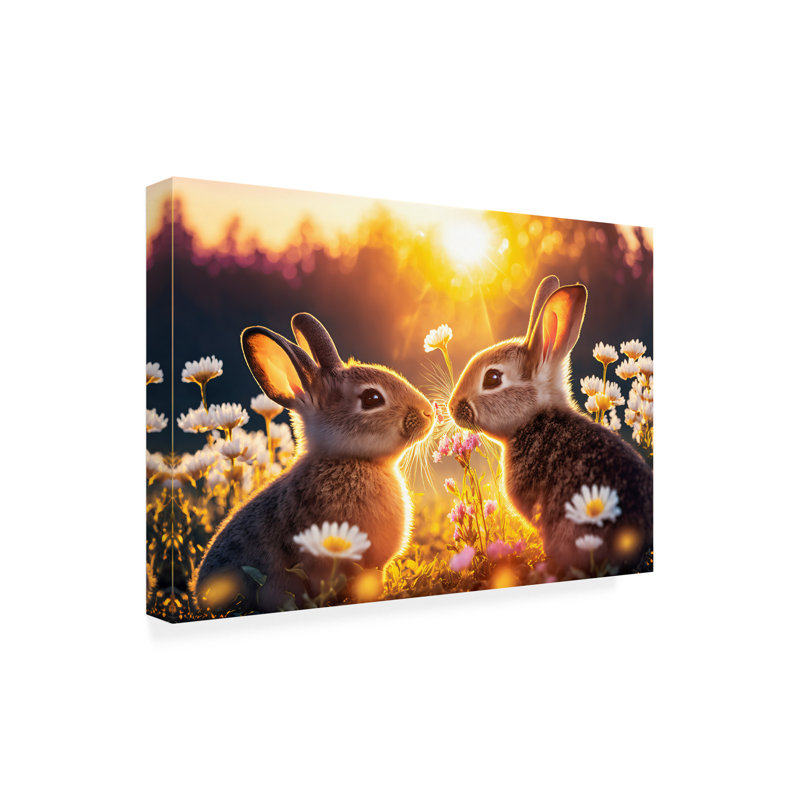 Photographie d'animaux sur toile 24, H 16 po x l 24 po x P 2 po