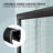 50" - 54" W x 72" H Double Sliding Semi-Frameless Shower Door-102619833