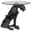 Table de bout noire Figurine Jaguar