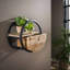 Circle Solid Wood Floating Shelf-70499523
