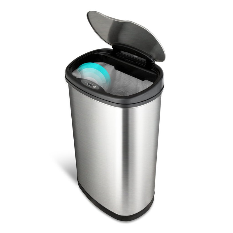Steel Open Rubbish Bin - 50L