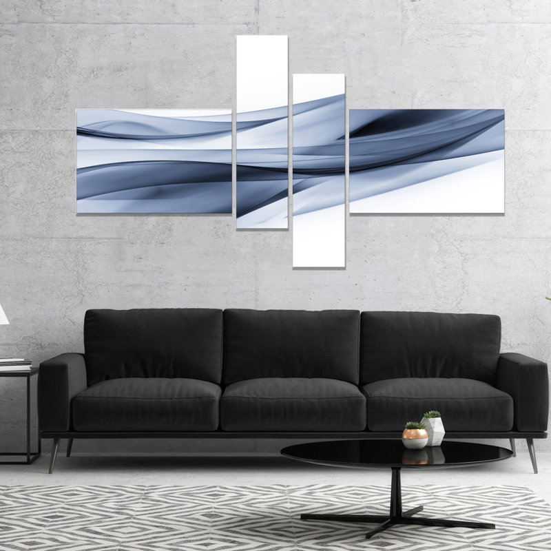 « scintillant light blue pattern », impression à multiples images sur toile