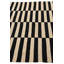 Tapis noir et blanc Jessen